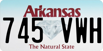 AR license plate 745VWH