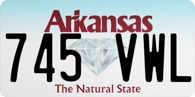 AR license plate 745VWL