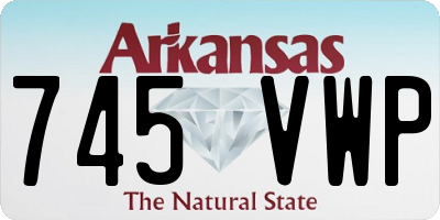 AR license plate 745VWP
