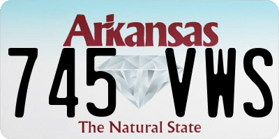 AR license plate 745VWS