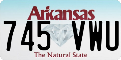 AR license plate 745VWU
