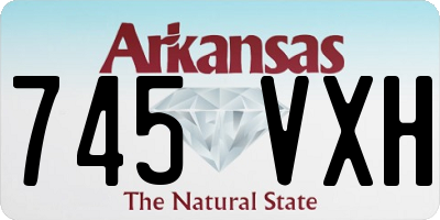 AR license plate 745VXH