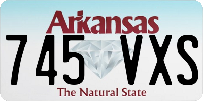 AR license plate 745VXS