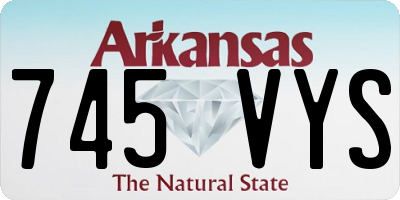 AR license plate 745VYS