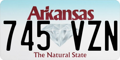 AR license plate 745VZN