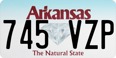 AR license plate 745VZP