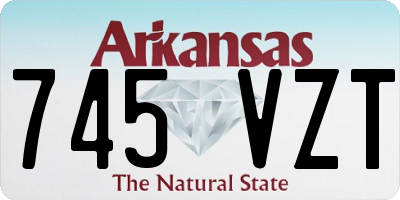 AR license plate 745VZT