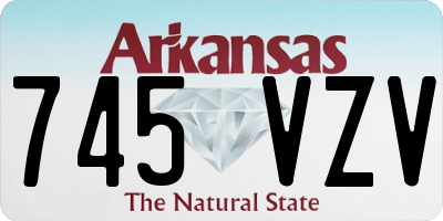 AR license plate 745VZV