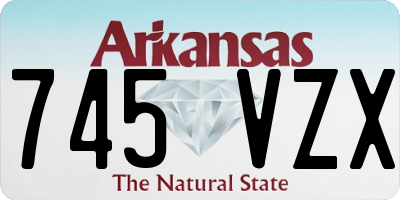 AR license plate 745VZX