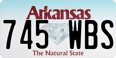 AR license plate 745WBS