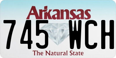 AR license plate 745WCH
