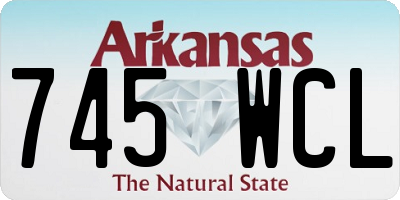 AR license plate 745WCL