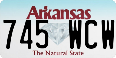 AR license plate 745WCW