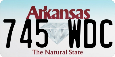 AR license plate 745WDC