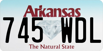 AR license plate 745WDL