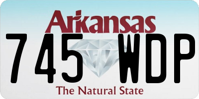 AR license plate 745WDP