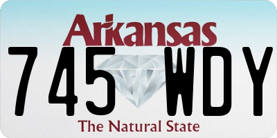 AR license plate 745WDY