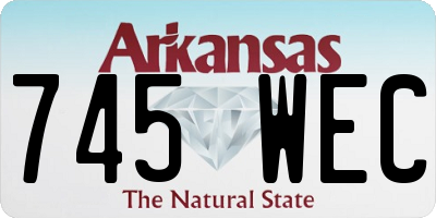 AR license plate 745WEC