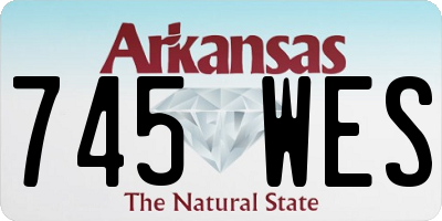 AR license plate 745WES