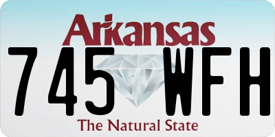 AR license plate 745WFH