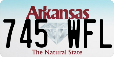 AR license plate 745WFL
