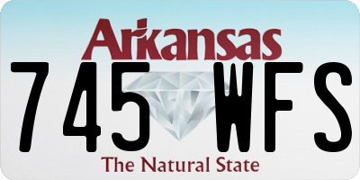 AR license plate 745WFS