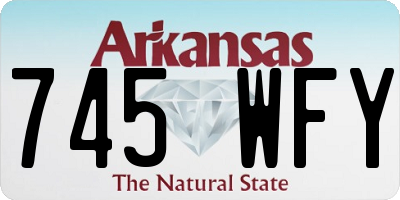 AR license plate 745WFY