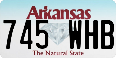 AR license plate 745WHB