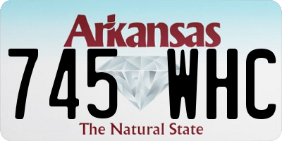 AR license plate 745WHC