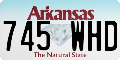 AR license plate 745WHD
