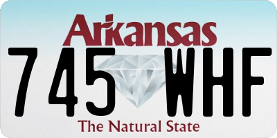 AR license plate 745WHF