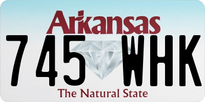 AR license plate 745WHK