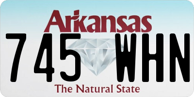 AR license plate 745WHN