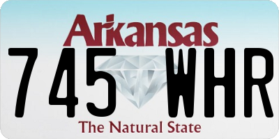 AR license plate 745WHR