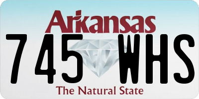 AR license plate 745WHS
