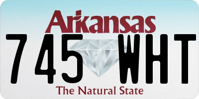 AR license plate 745WHT