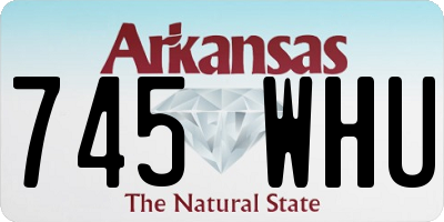 AR license plate 745WHU