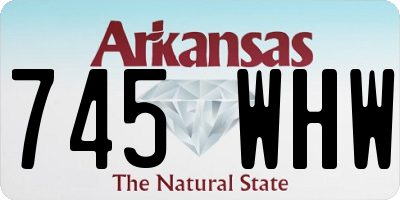 AR license plate 745WHW