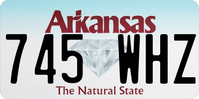 AR license plate 745WHZ