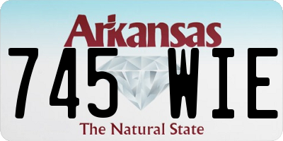 AR license plate 745WIE