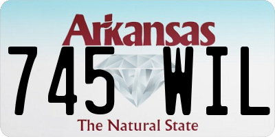 AR license plate 745WIL