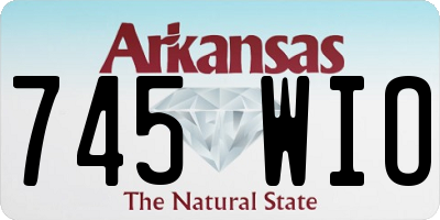 AR license plate 745WIO