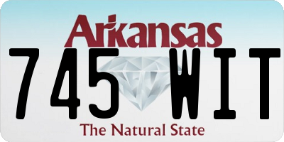 AR license plate 745WIT