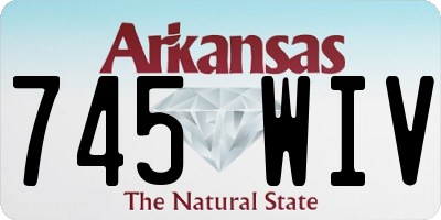 AR license plate 745WIV