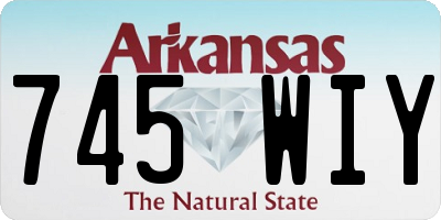 AR license plate 745WIY