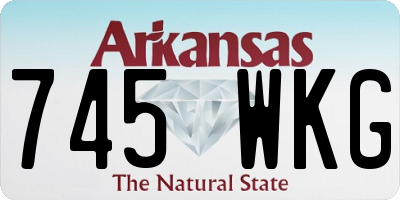AR license plate 745WKG