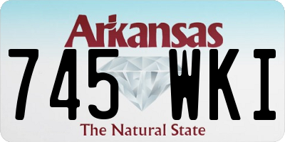 AR license plate 745WKI
