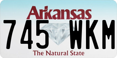 AR license plate 745WKM