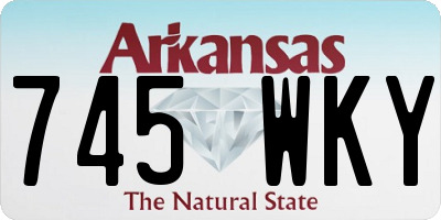 AR license plate 745WKY