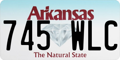AR license plate 745WLC